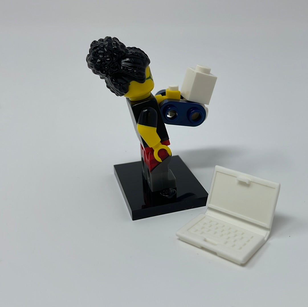 Lego Computer Programmer Lego Minifigure Series 19 Coder Girl Computer Programmer – shophobbymall