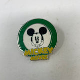 Disney Enamel Pins Mickey Mouse Green Circle