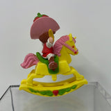 Vintage Strawberry Shortcake Herself Rocking Horse Deluxe Miniature PVC Figure