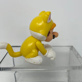 World of Nintendo Cat Mario 2.5" Figure Super Mario Bros 2016 Yellow Jakks