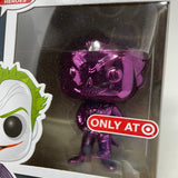 Funko Pop! Heroes Batman Arkham Asylum Purple Chrome The Joker Target Exclusive 53