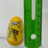 Vintage Muppets Sesame Street 1982 Big Bird Weeble Wobble Yellow Plastic