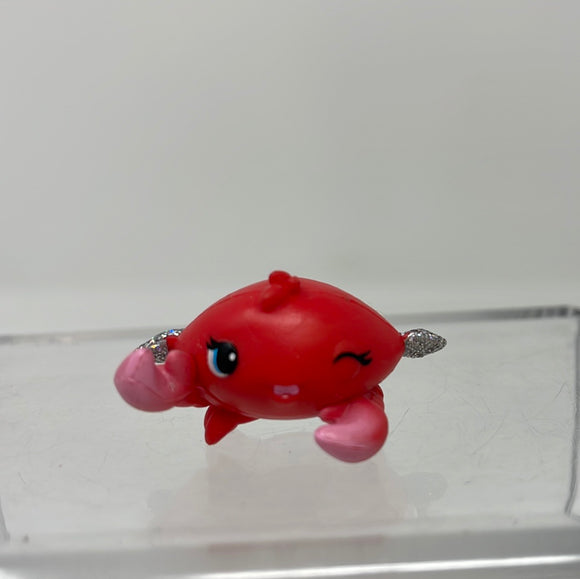 Tiny Red Crabble Crab Pink Claws Hatchimals Colleggtibles Season 2 - Silver Wing