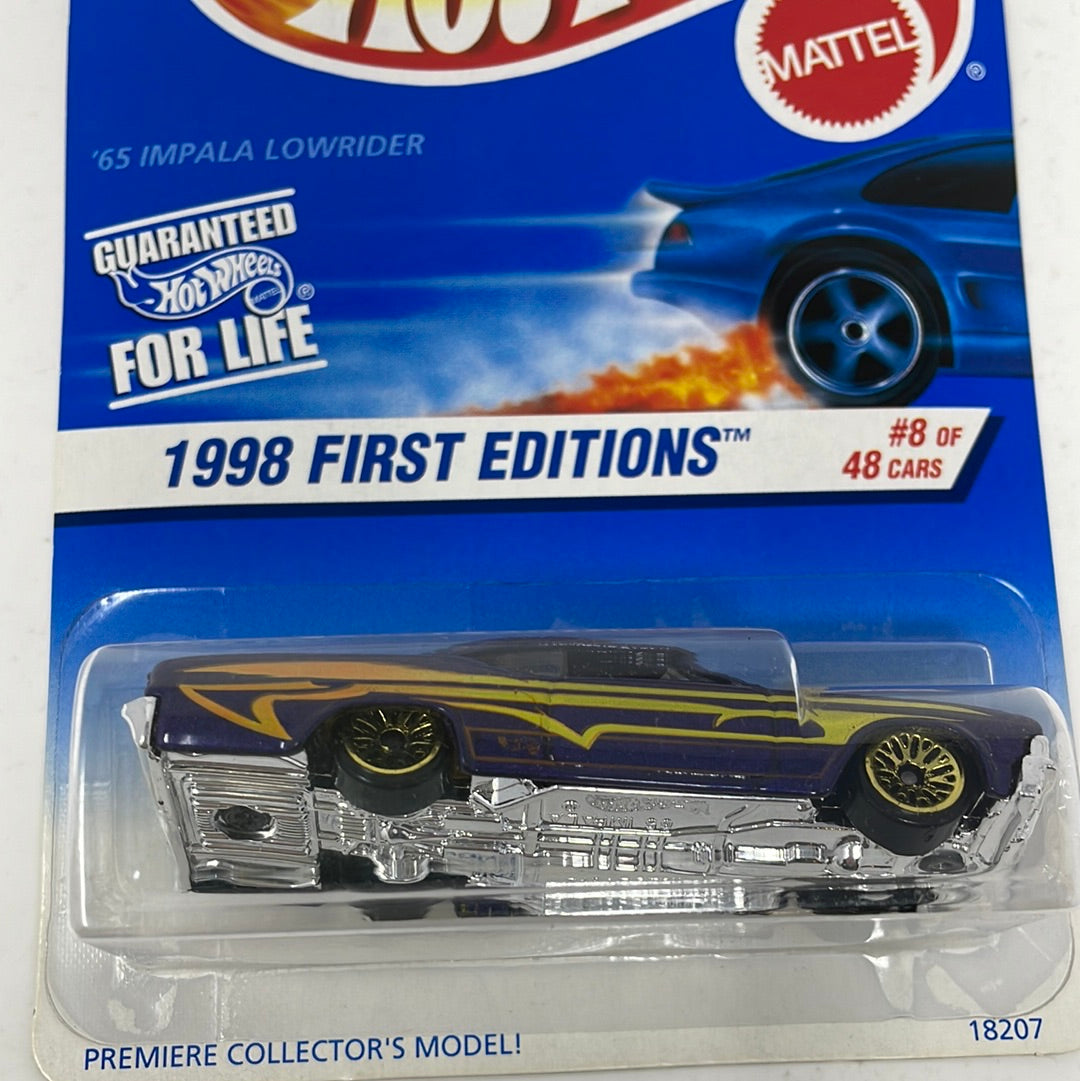 Hot Wheels 1999 First Editions '65 Impala Lowrider 635 – shophobbymall