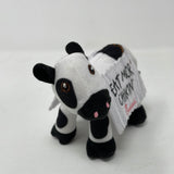 Chick-fil-A Plush Cow Doll Toy Eat Mor Chikin 4" Tall LIMITED EDITION