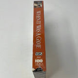 VHS When It Was A Game Sealed