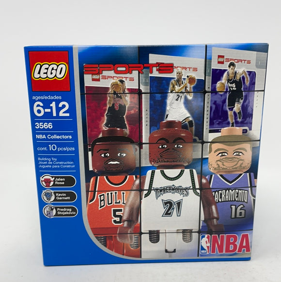 Lego Sports NBA Collectors 3566 Jalen Rose, Kevin Garnett, Predrag Stojakovic