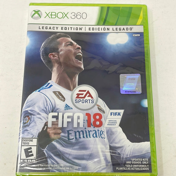 Xbox 360 FIFA 18 Legacy Edition (Sealed)