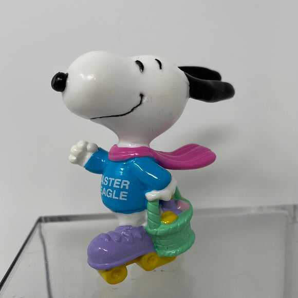 SNOOPY EASTER Beagle Skates PVC figure Peanuts Charlie Brown United 2.5”