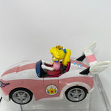 Mario Kart Pull Back Speed Racers Princess Peach Race Car