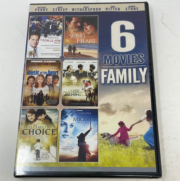 DVD 6 Movies Family (Sealed)