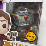 Star-Lord (Chase Edition): Guardians of The Galaxy 2 x Funko POP! Marvel  Vinyl Figure & 1 POP! Compatible PET Plastic Graphical Protector Bundle  [#198