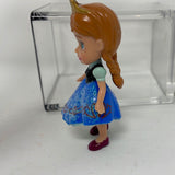 Disney Princess Mini Toddler Doll Anna Frozen Poseable Figure Jakks Pacific 3.5 Inches Tall