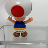 Jakks Super Mario World of Nintendo 2" TOAD RED Figure