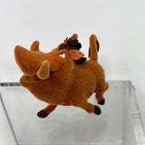 The Lion King Pumba Flocked Collectible Figure 2011 Just Play Disney