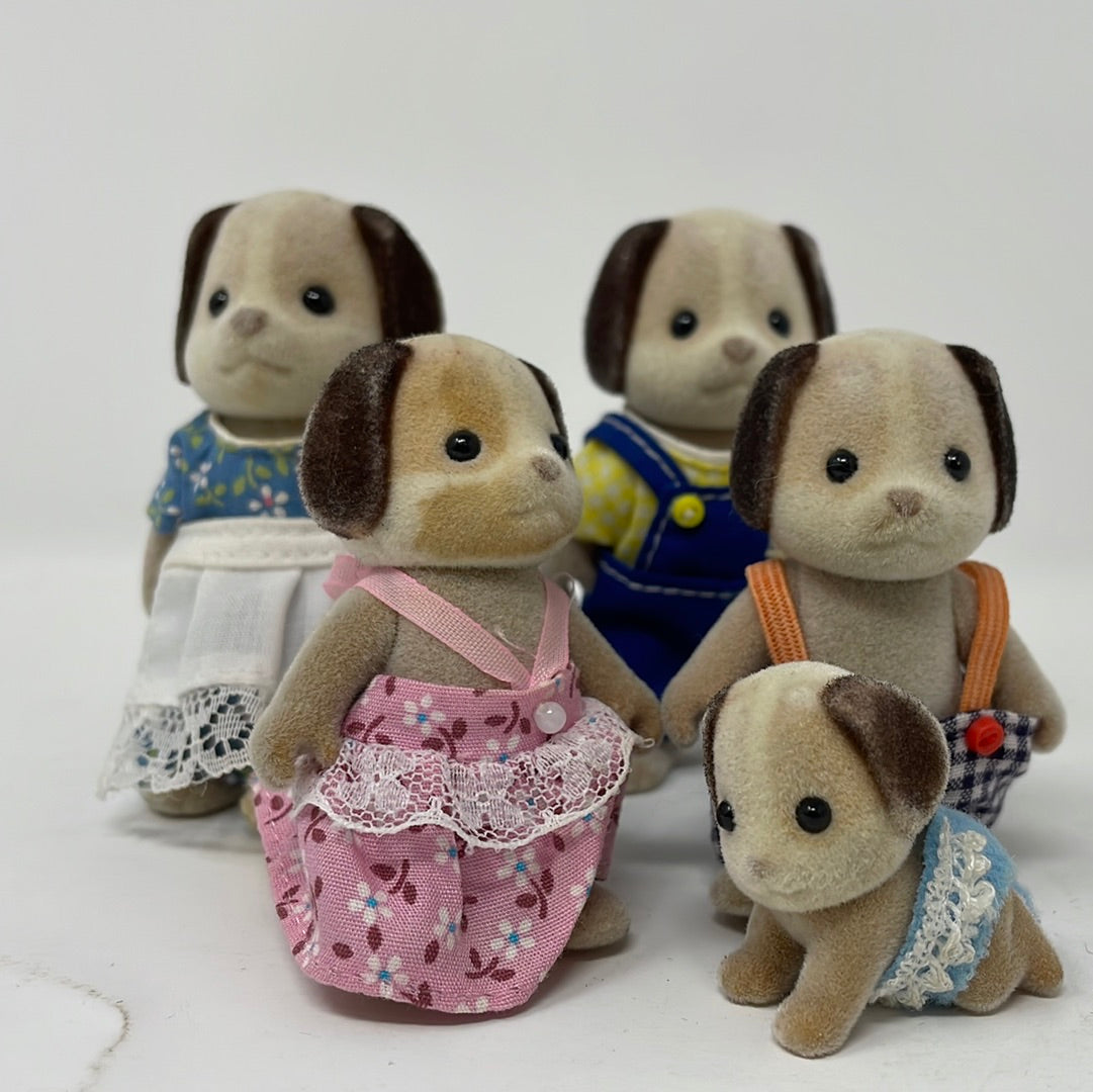 Calico Critters/sylvanian Families Beagle Dog Family Of 5 – shophobbymall