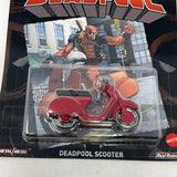 2021 Hot Wheels Premium Retro Entertainment Marvel Deadpool Scooter