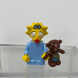 Lego Mini-Figure Simpsons Series 1 Maggie Simpson With Teddy Bear