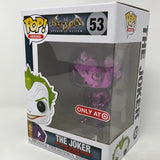 Funko Pop! Heroes Batman Arkham Asylum Purple Chrome The Joker Target Exclusive 53