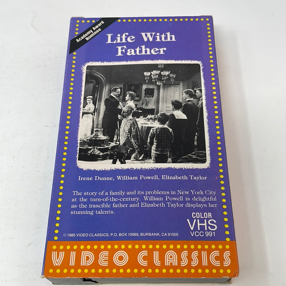 VHS Life With Father