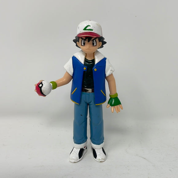 Tomy 1998 Ash Ketchum Rare Vintage Pokemon Figures 5”