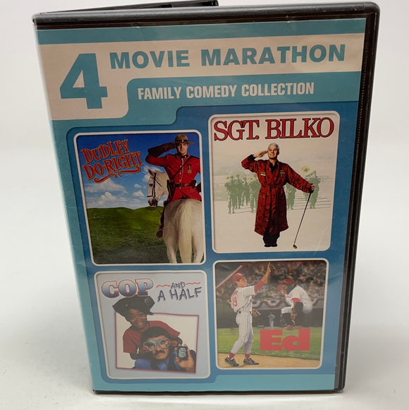 DVD 4 Movie Marathon Dudley Do Right, Sgt Bioko, Cop and a Half, Ed