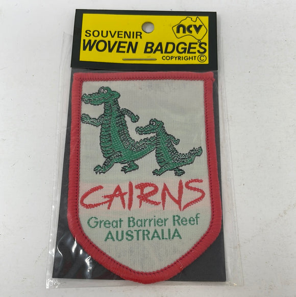 Cairns Great Barrier Reef Australia Souvenir Woven Badges