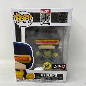 Funko Pop! Marvel 80 Years Cyclops Glows In The Dark GameStop Exclusive 502