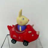 Jazwares Peppa Pig Mini Buggy Richard Rabbit in Dinosaur Vehicle