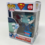 Funko Pop! Heroes Superman (Blue) 419 2021 Fall Convention Limited Edition