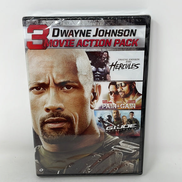 DVD 3 Dwayne Johnson Movie Action Pack (Sealed)