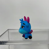 HATCHIMALS COLLEGGTIBLES FIGURE Blue and Pink Moose with Pink Wings