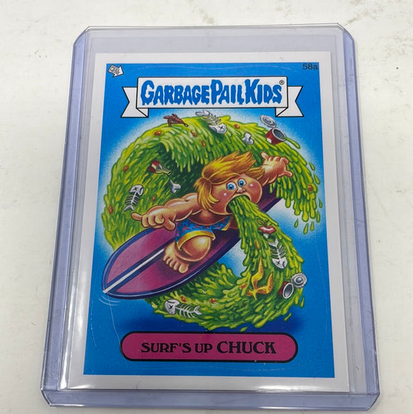 Garbage Pail Kids Mini Cards 2013 Base Card 58a Surf's Up CHUCK