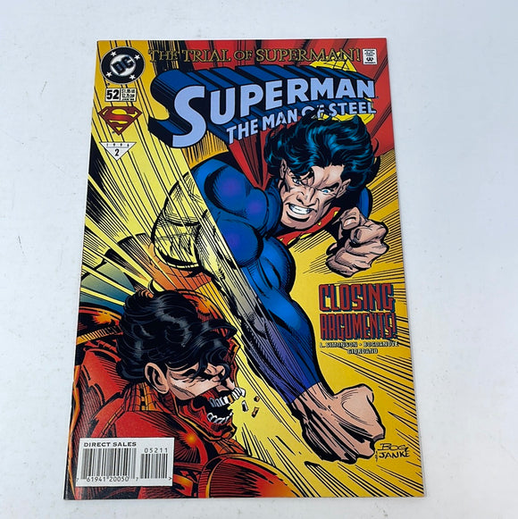 DC Comics Superman The Man Of Steel #52 January 1996 2