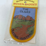 NIP The Olgas Central Australia Rock Formation Souvenir Woven Patch Badge