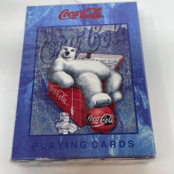 VTG Sealed Bicycle 1998 Coca-Cola Polar Bear Playing Cards
