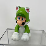 World of Nintendo Super Mario 3D World 2.5" Figure Cat Luigi Jakks