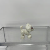 LEGO - White Puppy Dog Brown Patch & Spots - Charlie Pet Animal Minifigure Town