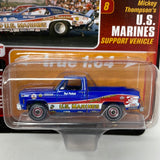 Auto World Hobby Exclusive Racing Legends Mickey Thompson’s U.S. Marines Support Vehicle 1973 Chevrolet C-10 Limited Edition 1 of 2496