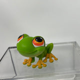 Littlest Pet Shop #264 Green Frog Orange Eyes LPS