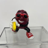 California Raisins Raisin with Surfboard 2" Tall PVC Figure Vintage 1988 Calrab