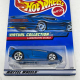 Hot Wheels Diecast 1:64 2000 Virtual Collection Lamborghini Diablo Blue 114