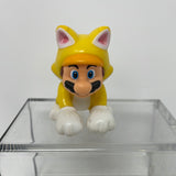 World of Nintendo Cat Mario 2.5" Figure Super Mario Bros 2016 Yellow Jakks