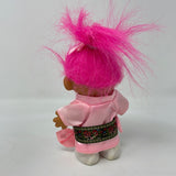 Vintage Japanese Troll Doll Japan Troll with Pink Hair Russ Berrie 5 inch Troll