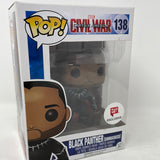 Funko Pop! Marvel Civil Wars Captain America Walgreens Exclusive Black Panther [Unmasked] 138