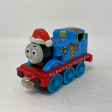 Thomas the Train Metal Diecast Tank Engine Take & Play Holiday Santa Hat Winter