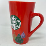 Starbucks Christmas 2020 Tall 16 Oz Red Mug Gifts Trees Mermaid Logo