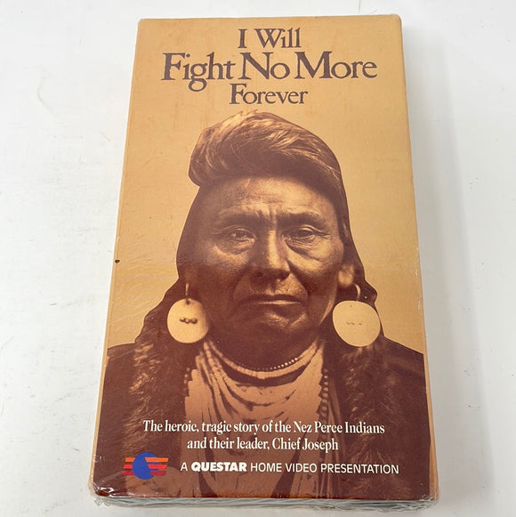 VHS I Will Fight No More Forever Sealed