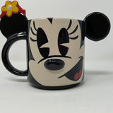 Disney Store Official Minnie Mouse 3D Ears Character Mug Ceramic Head Coffee Cup