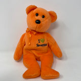 Ty I LOVE TENNESSEE the BEAR Beanie Baby Plush Stuffed Animal Toy